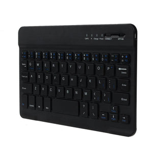 Ultra Aluminum Wireless Bluetooth3.0  Keyboard 2 Color 5 Million Strokes 59 Keys 10 m 60 Days For IOS Android Windows PC