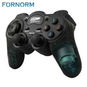 Wired Joypad Gamepads Gamepad Joystick USB2.0 Shock Game Controller For PC Laptop Computer Win7/8/10/XP/Vista