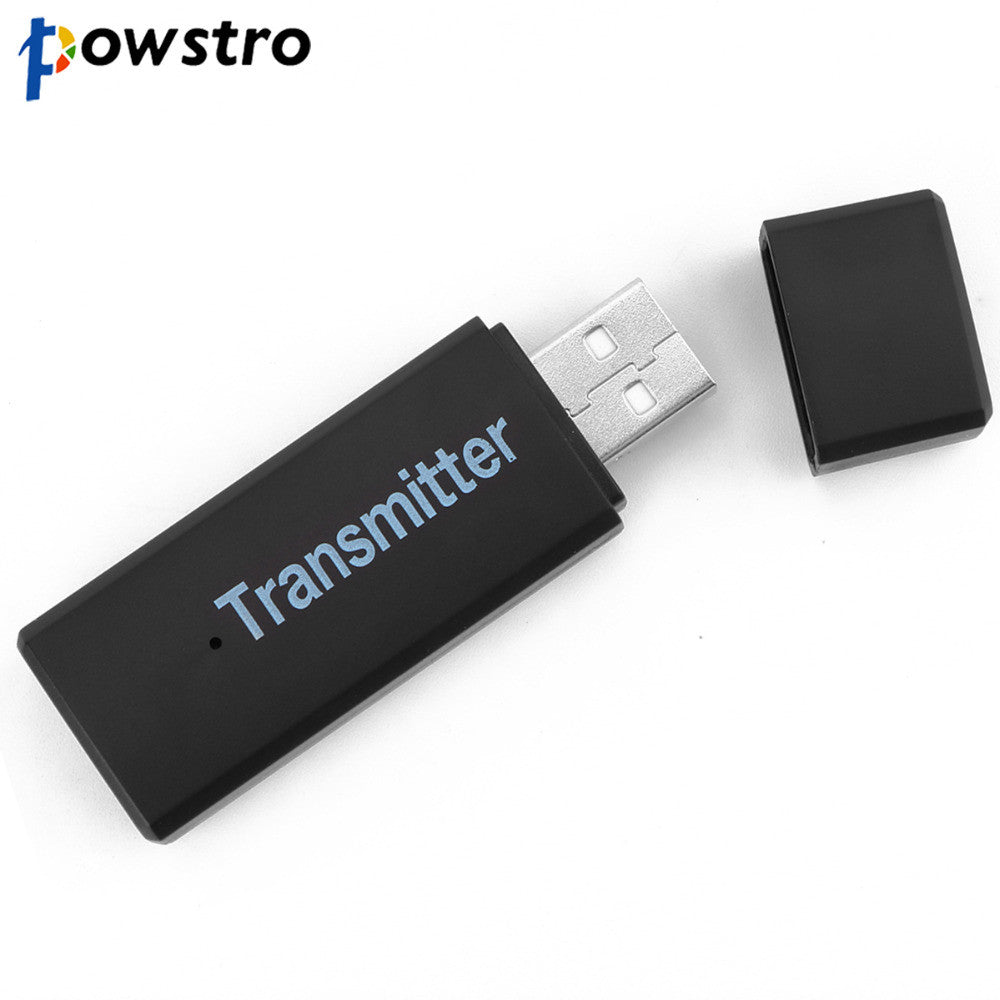 Powstro Portable USB Bluetooth 3.0 Wireless Stereo Audio Music Transmitter For TV MP3 PC Laptop