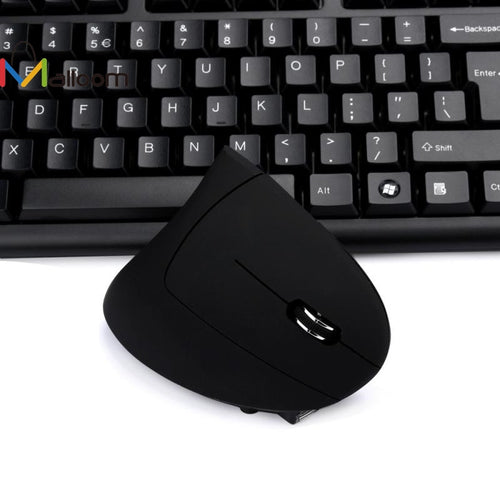 Malloom Mouse Computing To Wireless Mouse 2.4GHz Gaming Ergonomic Design Vertical Mouse 1600DPI USB Mice For Laptop PC#40