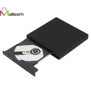 100% Brand New  Black USB 2.0 External DVD Combo CD-RW Burner Drive CD+-RW DVD ROM Free Shipping&Wholesale