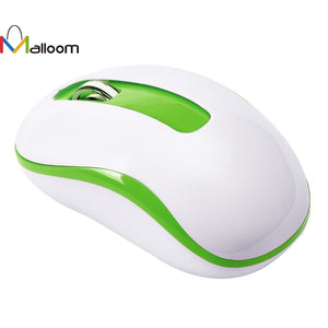 Malloom Gaming Mice Optical Positioning 2.4Ghz Wireless Mini mouse Battery 5m Distances 1600 DPI For Computer Pc Laptop