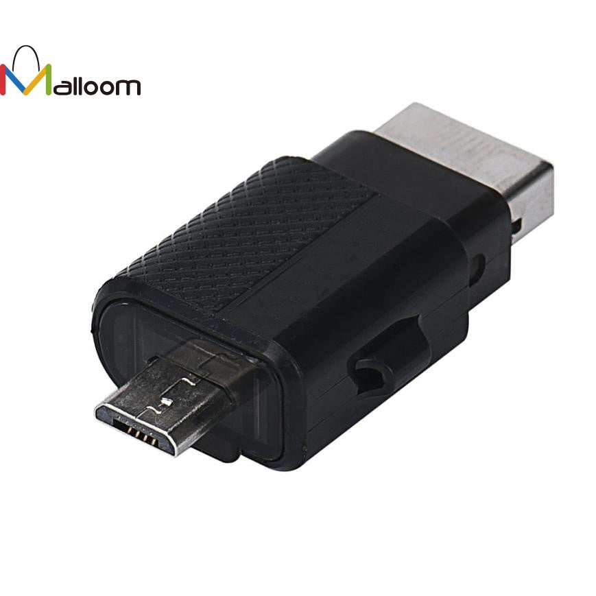 8GB Dual 2 Micro USB 2.0 U Disk Flash Drive Memory Stick Storage OTG PC Phone Convenient To Carry Micro SD Card Reader #2515