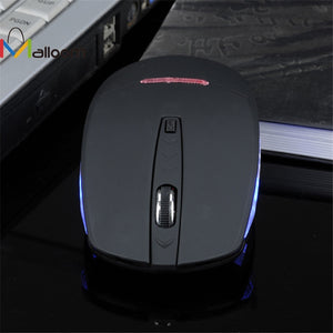 Malloom 2017 led gaming mouse Mini Slim 1600DPI Wireless 2.4G Optical Mouse Mice + Receiver For PC Laptop