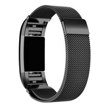 FORNORM Magnetic Watch Strap Stainless Steel Metal Watch Wrist Band Replacement Accessories for Fitbit Charge 2 Smart Band