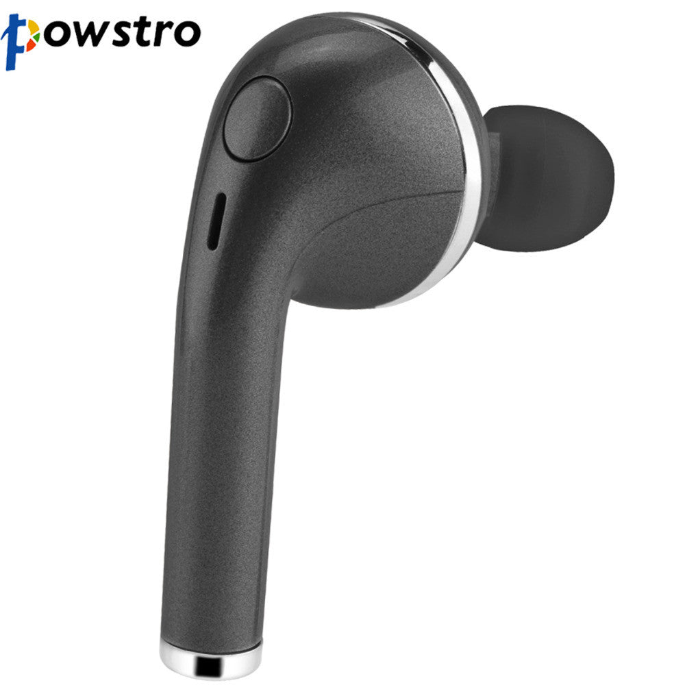 Powstro Wireless Bluetooth 4.1 Headset Hands-free Call 50mAh Battery with built-in microphone HD Earbud for iPhone Samsung