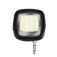 FORNORM Mini Portable 16 LED Selfie flash light for iPhone For Samsung For S8/S8+/S7 Edge/i5/i6/xiaomi mi6/huawei/one plus/LG