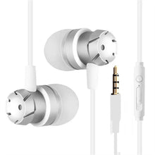 In-Ear Supper Bass Metal Earbuds Earphone Headphone Microphone 3.5mm