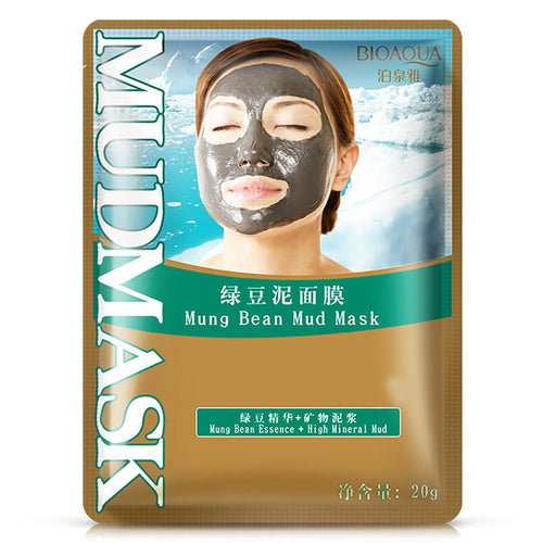 Mung Bean Mud Mask Unisex Skin Care Cosmetic Products Facial Acne Detox