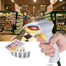 Wired Automatic Handheld Laser Barcode Scanner Reader USB2.0 Wired for Supermarket Library Express Company Retail Store Warehouse