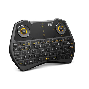 Mini Wireless Backlit Rechargeble Keyboard with Touchpad Mouse for PC HTPC MID Phone TV Android